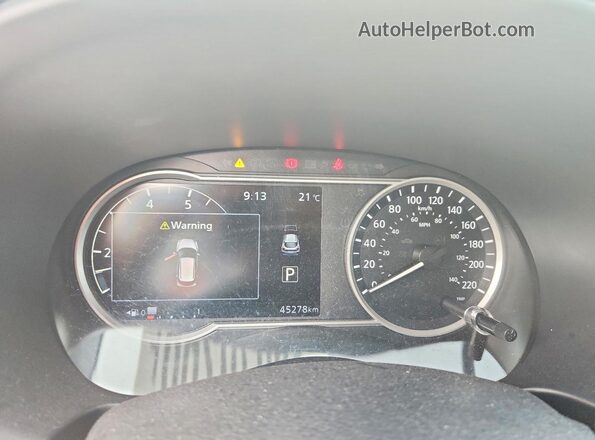 3N1CP5CUXKL508991 2019 NISSAN KICKS White Widok zestawu wskaźników
