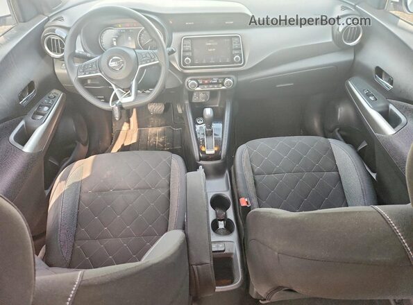 3N1CP5CUXKL508991 2019 NISSAN KICKS White Widok deski rozdzielczej