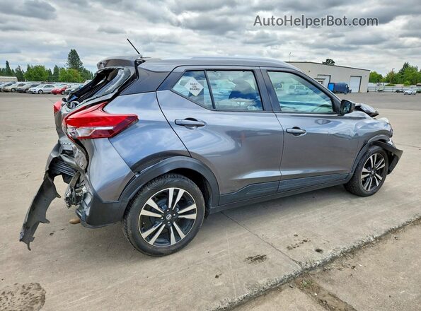 3N1CP5CUXKL524835 2019 NISSAN KICKS Серый Задняя правая четверть