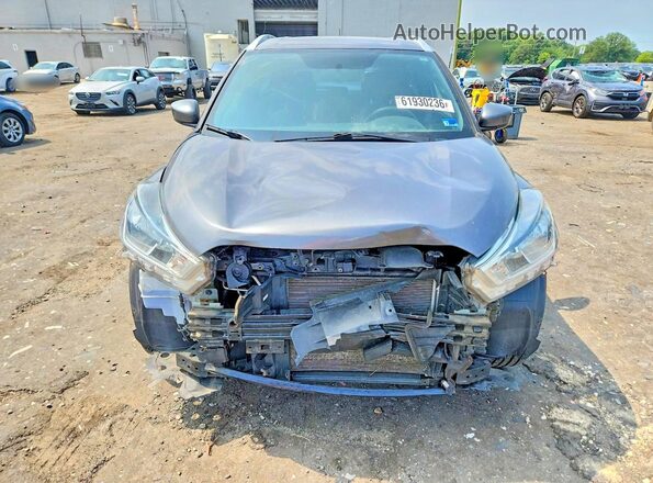 3N1CP5CUXKL532482 2019 NISSAN KICKS Gray წინა ხედი