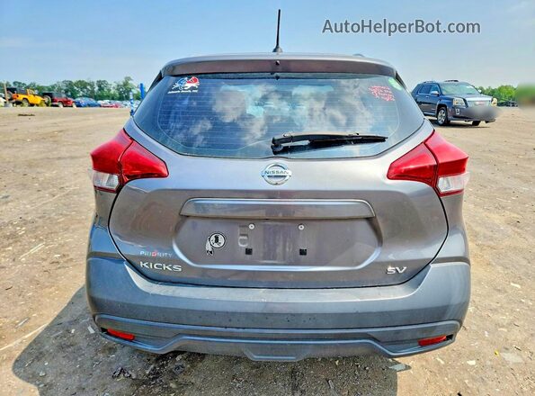 3N1CP5CUXKL532482 2019 NISSAN KICKS Gray უკანა ხედი