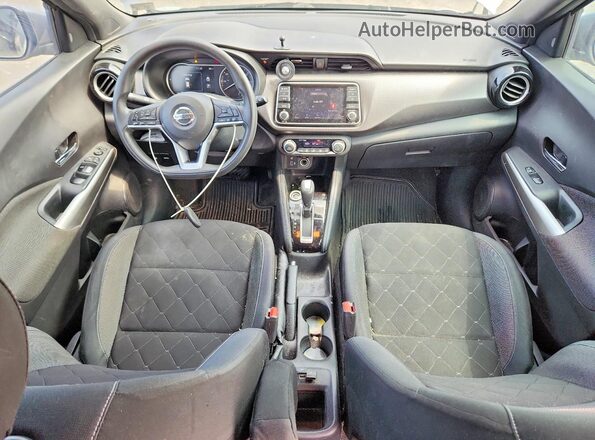 3N1CP5CUXKL532482 2019 NISSAN KICKS Gray წინა პანელის ხედი