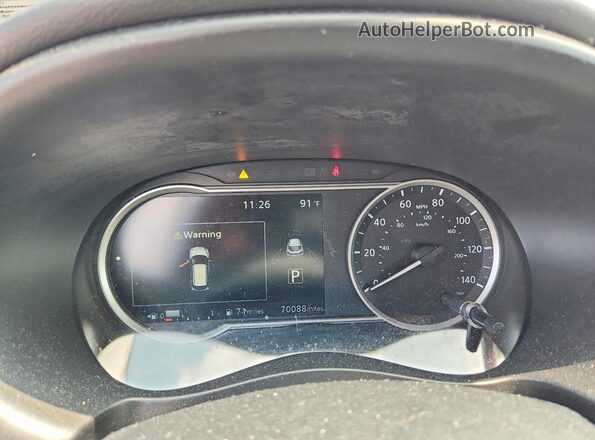 3N1CP5CUXKL532482 2019 NISSAN KICKS Gray ხელსაწყოთა პანელის ხედი