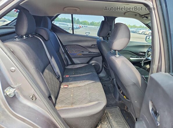 3N1CP5CUXKL532482 2019 NISSAN KICKS Gray უკანა სალონის ხედი