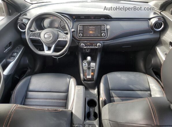 3N1CP5CUXKL532742 2019 NISSAN KICKS Red Առջևի վահանակի տեսք
