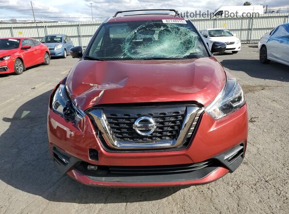 3N1CP5CUXKL532742 2019 NISSAN KICKS Red Դիմացի տեսք