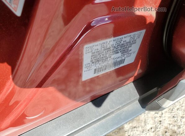 3N1CP5CUXKL532742 2019 NISSAN KICKS Red VIN կոդի պիտակի տեսք