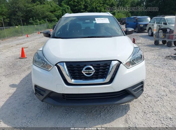 3N1CP5CUXKL554739 2019 NISSAN KICKS White Вид щитка приладів