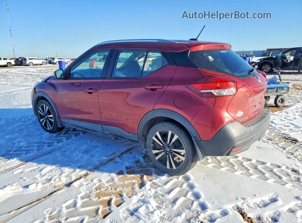 3N1CP5CUXKL555437 2019 NISSAN KICKS Красный Задняя левая четверть