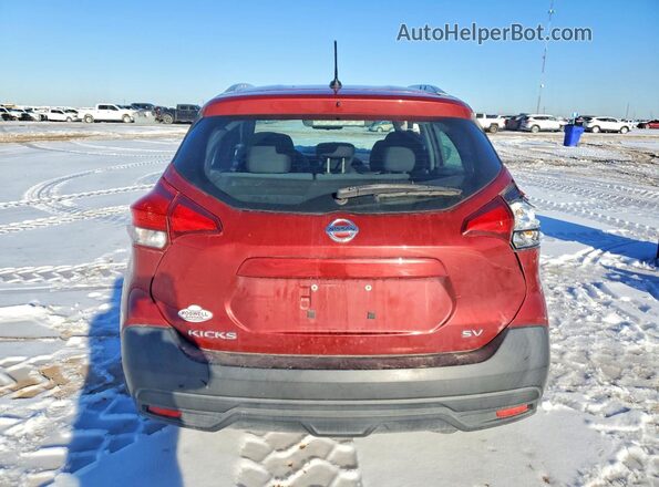 3N1CP5CUXKL555437 2019 NISSAN KICKS Красный Вид сзади