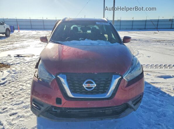 3N1CP5CUXKL555437 2019 NISSAN KICKS Красный Вид спереди