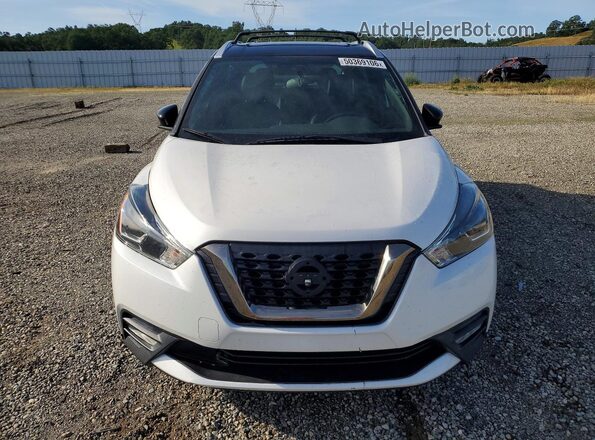 3N1CP5CUXKL563702 2019 NISSAN KICKS White Դիմացի տեսք