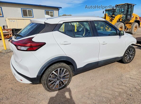 3N1CP5CV0ML486429 2021 NISSAN KICKS White Задня права чверть