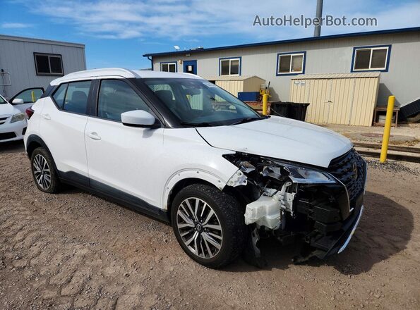3N1CP5CV0ML486429 2021 NISSAN KICKS White Передня права чверть