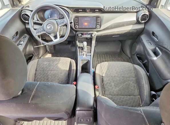 3N1CP5CV0ML486429 2021 NISSAN KICKS White Вид панелі приладів