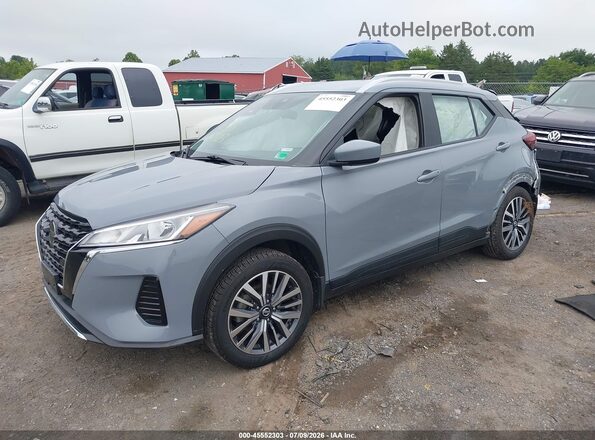 3N1CP5CV0ML514228 2021 NISSAN KICKS Blue Przód lewy