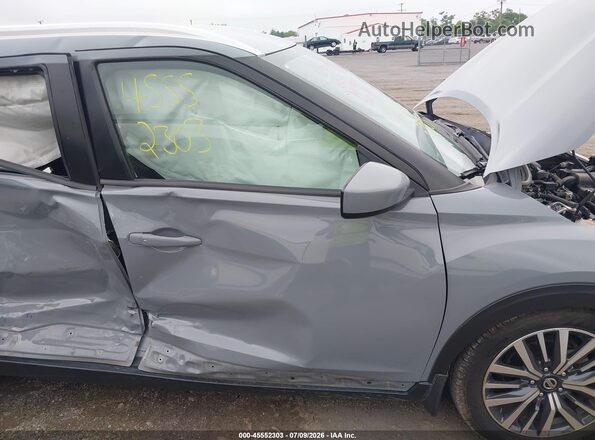3N1CP5CV0ML514228 2021 NISSAN KICKS Blue Widok z przodu