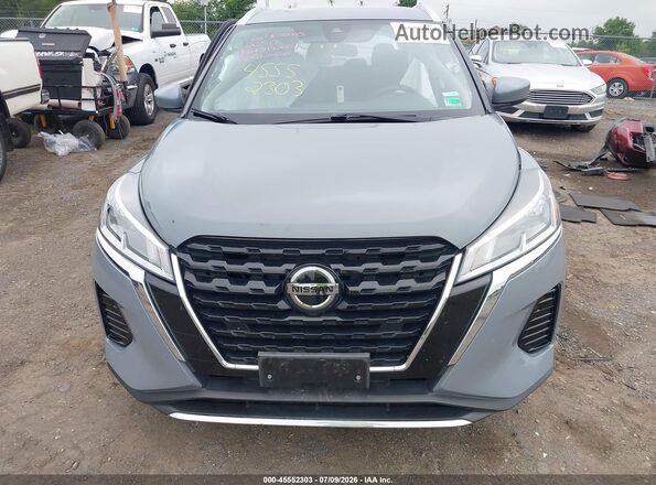 3N1CP5CV0ML514228 2021 NISSAN KICKS Blue Widok wnętrza z tyłu