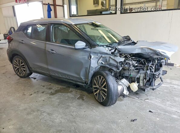 3N1CP5CV0ML533507 2021 NISSAN KICKS Серый Передняя правая четверть