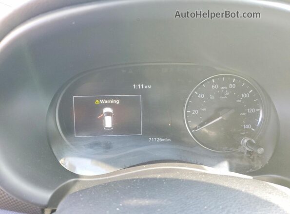 3N1CP5CV0ML539601 2021 NISSAN KICKS Black Instrument cluster view