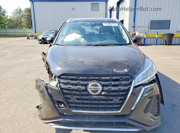 3N1CP5CV0ML539601 2021 NISSAN KICKS Black Front view