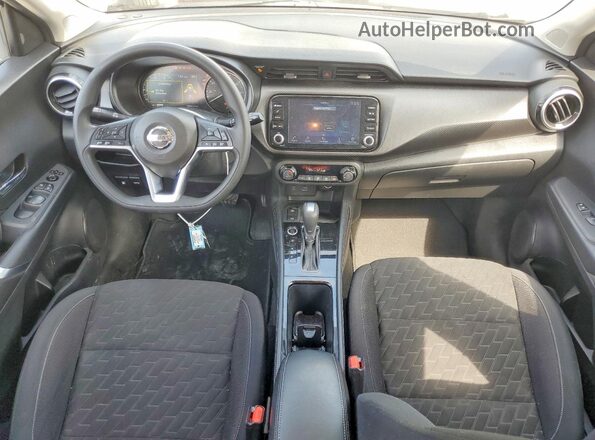 3N1CP5CV0ML544622 2021 NISSAN KICKS White Առջևի վահանակի տեսք
