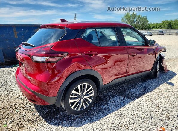 3N1CP5CV0PL543975 2023 NISSAN KICKS Красный Задняя правая четверть