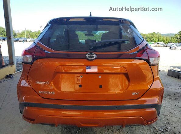 3N1CP5CV0PL572845 2023 NISSAN KICKS Orange Rear view