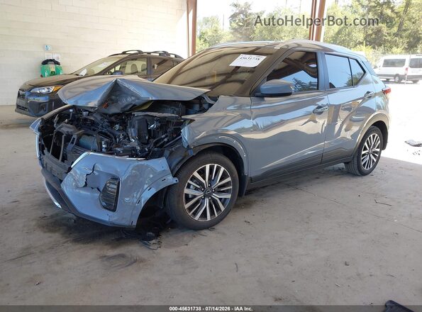 3N1CP5CV0RL502233 2024 NISSAN KICKS Gray წინა მარცხენა ხედი სამი მეოთხედიდან