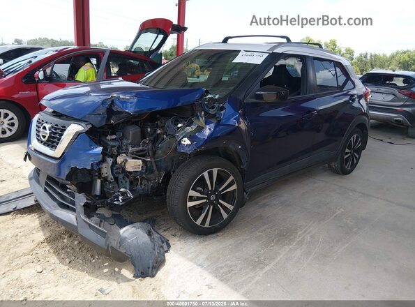 3N1CP5CV1LL556244 2020 NISSAN KICKS Black Առջևի ձախ երեք քառորդ տեսարան