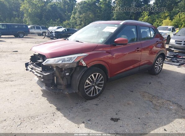 3N1CP5CV1ML469140 2021 NISSAN KICKS Red Przód lewy