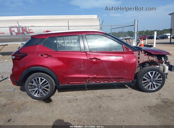 3N1CP5CV1ML469140 2021 NISSAN KICKS Red Widok wnętrza 360 stopni