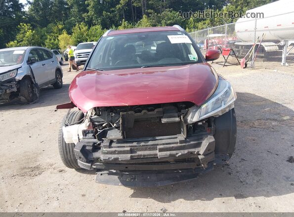 3N1CP5CV1ML469140 2021 NISSAN KICKS Red Widok wnętrza z tyłu