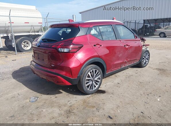 3N1CP5CV1ML469140 2021 NISSAN KICKS Red Tył prawy