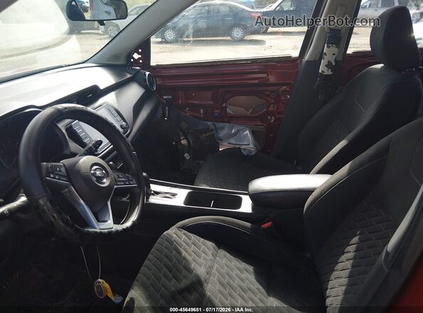 3N1CP5CV1ML469140 2021 NISSAN KICKS Red Widok wnętrza z przodu