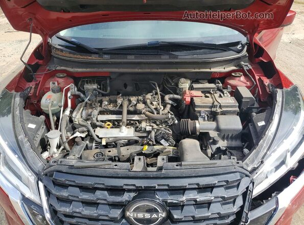 3N1CP5CV1NL501327 2022 NISSAN KICKS Red უკანა სალონის ხედი