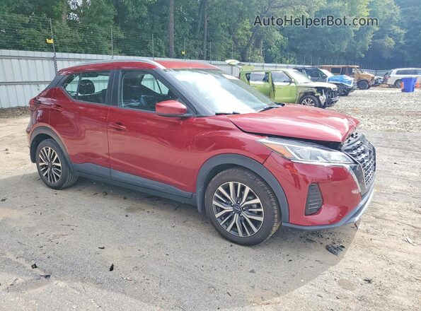 3N1CP5CV1NL501327 2022 NISSAN KICKS Red წინა მარჯვენა