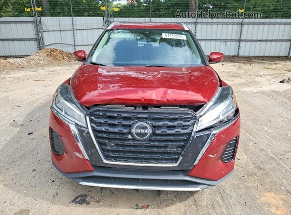 3N1CP5CV1NL501327 2022 NISSAN KICKS Red წინა ხედი