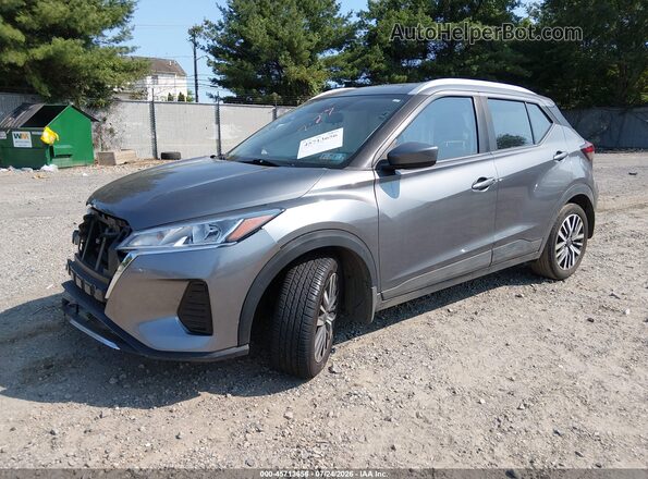 3N1CP5CV1PL480319 2023 NISSAN KICKS Серый Передняя левая четверть
