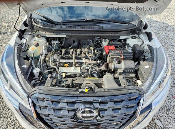 3N1CP5CV1PL526277 2023 NISSAN KICKS White Vista del compartimento del motor