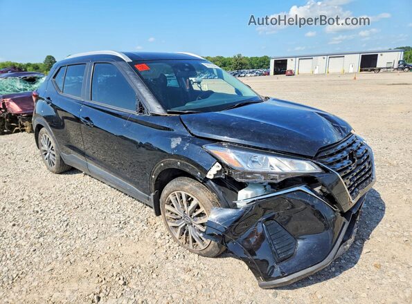 3N1CP5CV1PL537893 2023 NISSAN KICKS Черный Передняя правая четверть