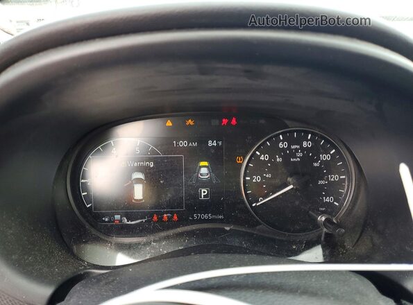 3N1CP5CV1PL556573 2023 NISSAN KICKS White Vista del cuadro de instrumentos