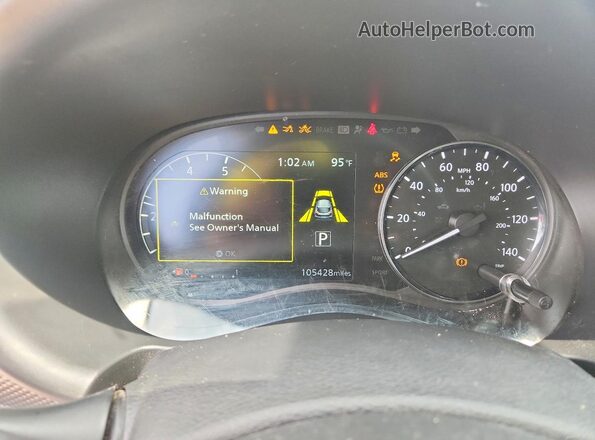 3N1CP5CV1RL489881 2024 NISSAN KICKS Gray Вид щитка приладів