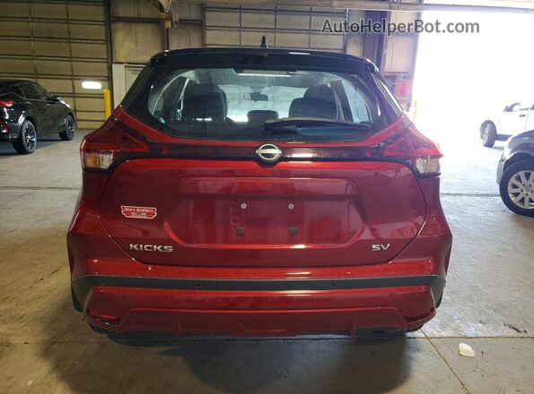 3N1CP5CV1RL490142 2024 NISSAN KICKS Maroon უკანა ხედი