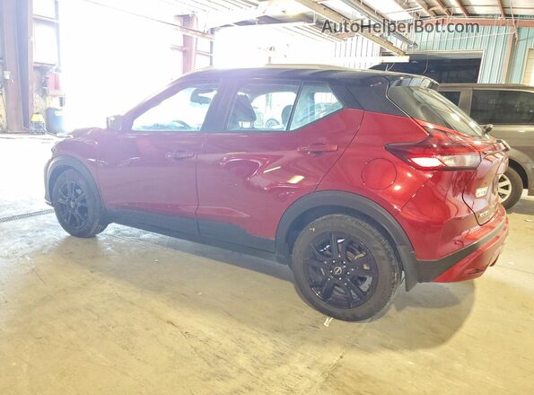 3N1CP5CV1RL490142 2024 NISSAN KICKS Maroon უკანა მარცხენა