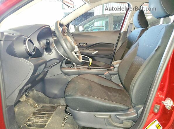 3N1CP5CV1RL490142 2024 NISSAN KICKS Maroon წინა სალონის ხედი