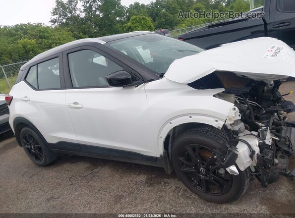3N1CP5CV1RL507456 2024 NISSAN KICKS White სალონის 360-გრადუსიანი ხედი