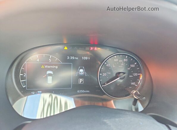 3N1CP5CV1RL560805 2024 NISSAN KICKS Gray Вид щитка приладів