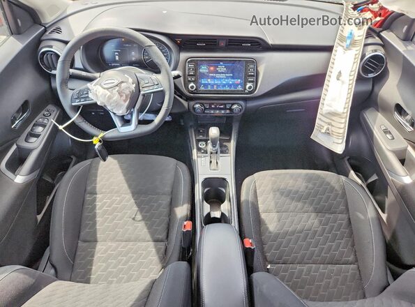3N1CP5CV1SL465540 2025 NISSAN KICKS Red წინა პანელის ხედი