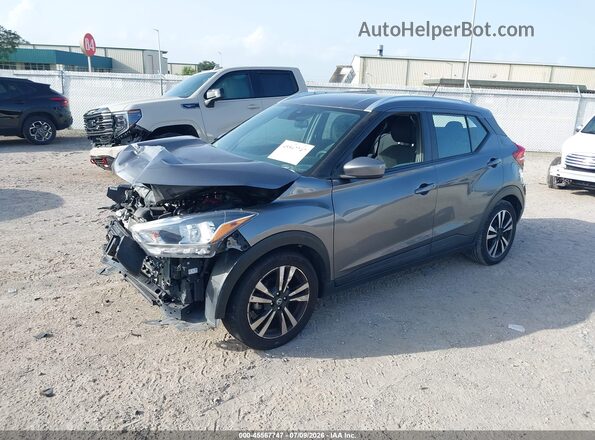 3N1CP5CV2LL480761 2020 NISSAN KICKS Gray Vista tres cuartos delantera izquierda